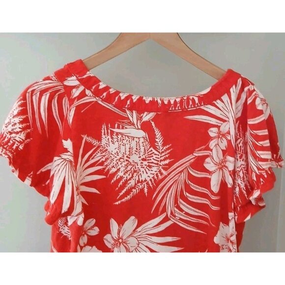 Talbots Flutter Sleeve Embroidered Shift Dress - Picture 9 of 11